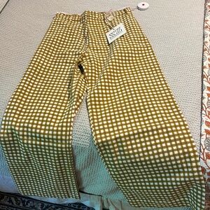 SZ BLOCKPRINTS Disco pants in camel